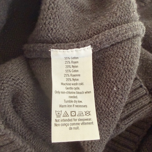 Janie & Jack Boys Polar Bear Fair Isle Shawl Collar Cardigan Sweater Black Sz 6 - Picture 7 of 9